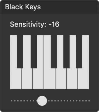 black-keys sensitivity module