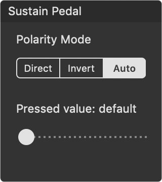 sustain pedal module